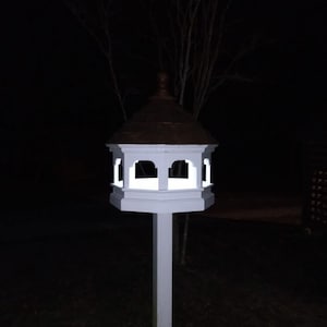 Gazebo Bird Feeder Plan - Platform Bird Feeder Design comes with FREE YouTube Instructional Videos image 5
