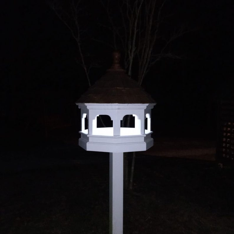 Gazebo Bird Feeder Plan - Platform Bird Feeder Design comes with FREE YouTube Instructional Videos image 5