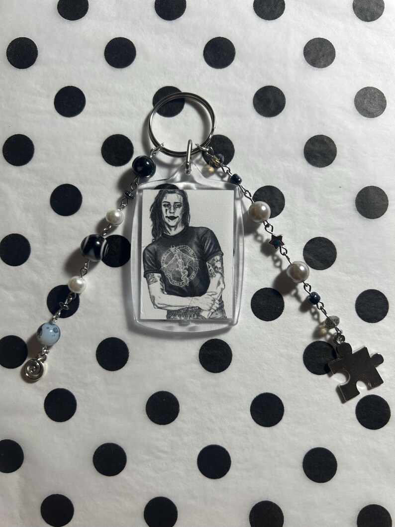 Jester Key Chain Jester Fletcher Keychain - Etsy