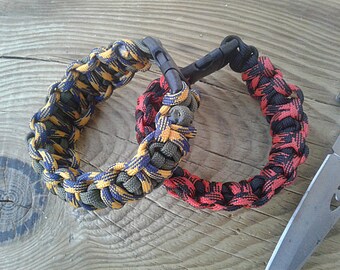 King Cobra Paracord Bracelet - Handmade Survival Accessory - Durable Outdoor Gear for Men - paracord armband