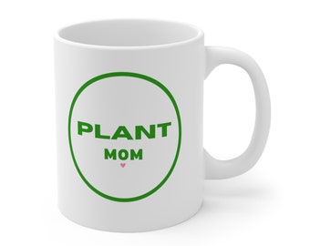 Pianta mamma tazza idee regalo per la mamma regalo per la sua festa della mamma regalo regalo fatto a mano tazza pianta tazza da caffè pianta signora tazza amante del caffè