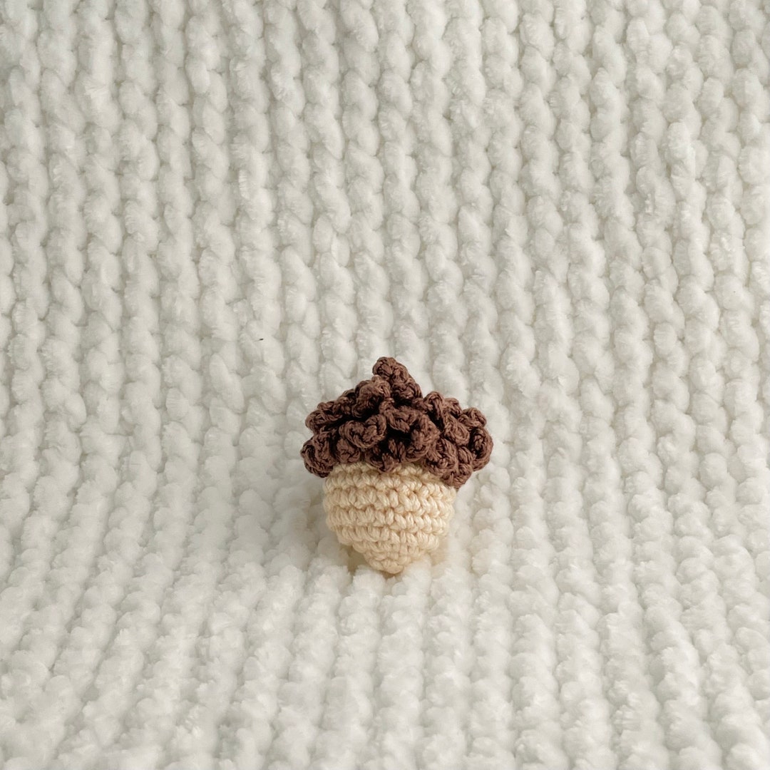 Crochet Squirrels Acorn Keychains Etsy