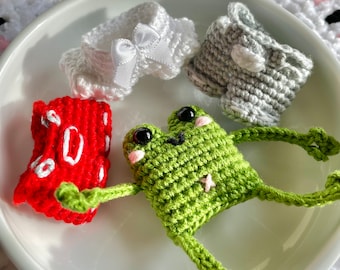Amigurumi, rana all'uncinetto