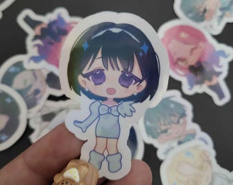 Alien stage Sua Vinyl Stickers | Webtoon | matte | glossy | holographic | gift | GL | Yuri