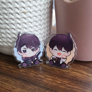 Pin acrílico de gato de la suerte ORV / Barco / BL / Yaoi / Decoración / Anime / Webtoon / FANMADE