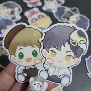 BJ BL Vinyl Stickers | Webtoon | matte | glossy | holographic | gift | Yaoi | BL