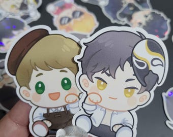 BJ BL Vinyl Stickers | Webtoon | matte | glossy | holographic | gift | Yaoi | BL