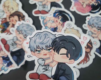 Alien stage Ivan X Till Vinyl Stickers | Webtoon | matte | glossy | holographic | gift | Yaoi | BL