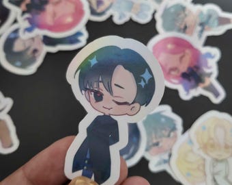 Alien stage Ivan Vinyl Stickers | Webtoon | matte | glossy | holographic | gift | Yaoi | BL