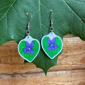 Lesbian/Sapphic Violet Pride Earrings