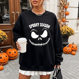 Spooky Season Jack Skellington-sweater: Witchy Halloween-mode