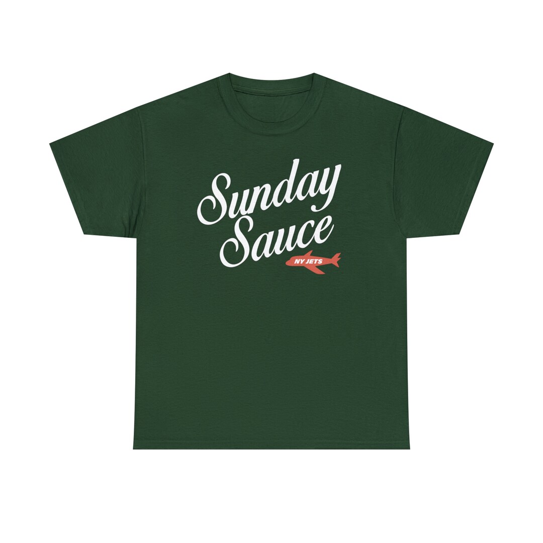 NY Jets Sunday Sauce / Unisex Heavy Cotton Tee camiseta de Etsy España