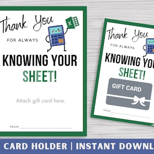 Regalo de contable imprimible / Regalo divertido de contable / Regalo divertido de CPA / Día de los profesionales administrativos imprimible /