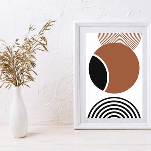 Boho Abstract Wall Art, Digital Wall Art, Digital Prints, Instant Downloads, Printable Wall Art, Boho Art Prints, Living Room Art, Decor