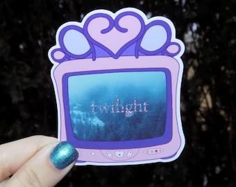 Y2K twilight princess TV sticker