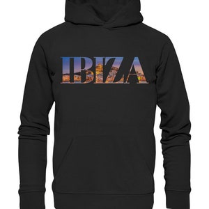 Hotspot Collection - Font Style - Ibiza - Spain - Island - Summer - Trend - Premium Unisex - Premium Unisex Hoodie