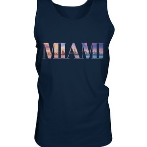 Hotspot Collection - Font Style - Miami - USA - Florida - Summer - Trend - Premium Unisex - Sunshine - Tank-Top