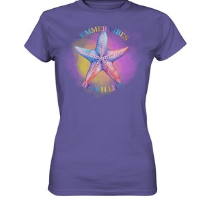 Summer Vibes Collection - Beach Life - Premium Shirt - Retro Summer Shirt - Starfish - Ladies Premium Shirt