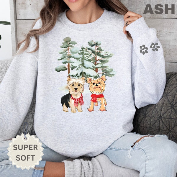 Yorkie Christmas Etsy