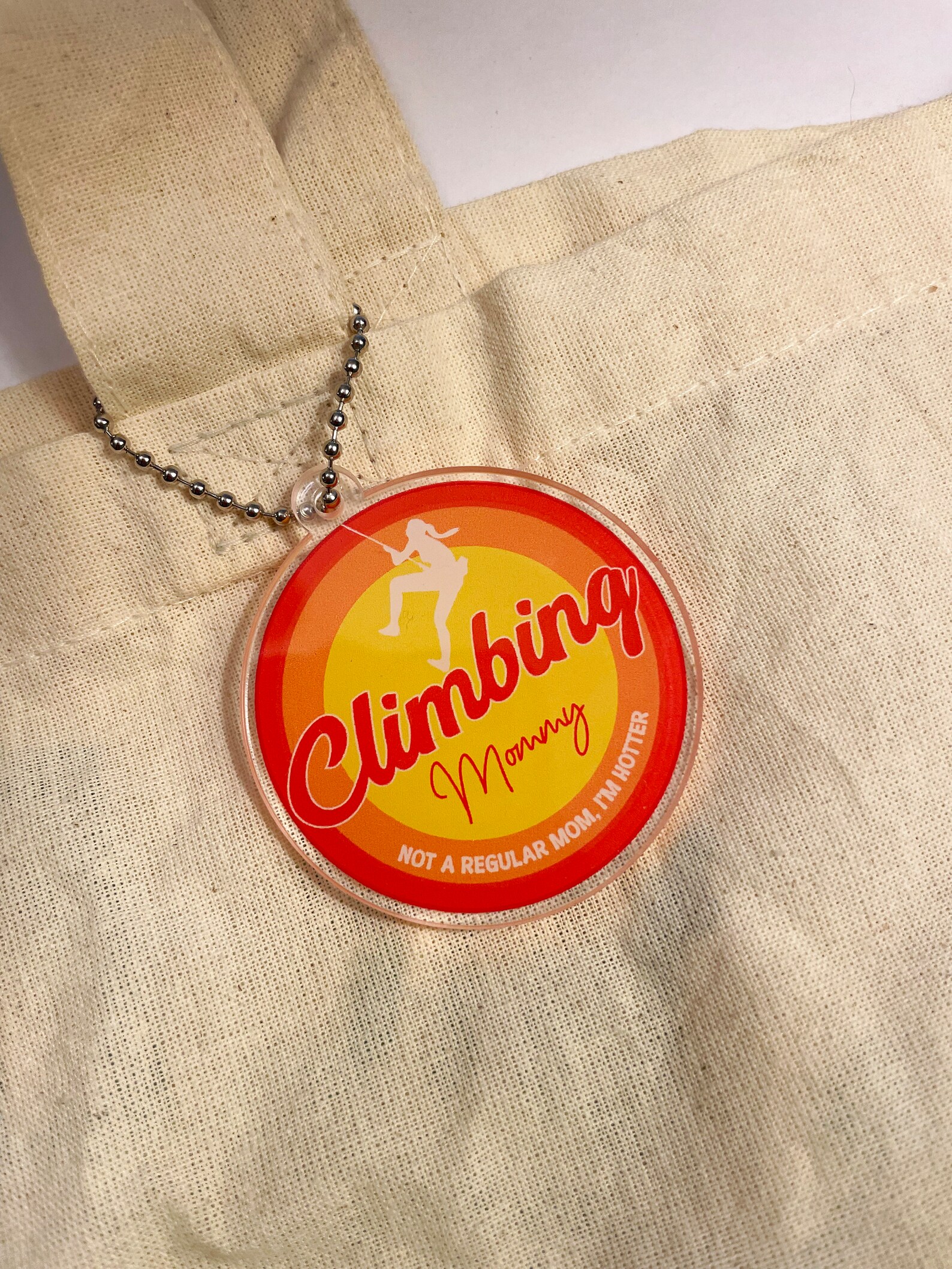 Valentine Rock Climbing Keychain Keychain, Climbing Couple, Climbing