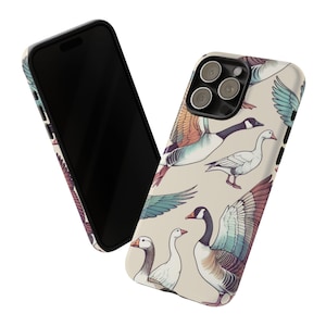 Geese Goose Ducks Birds Wildlife Animals Matte or Glossy Tough Exterior iPhone Samsung Galaxy Cases
