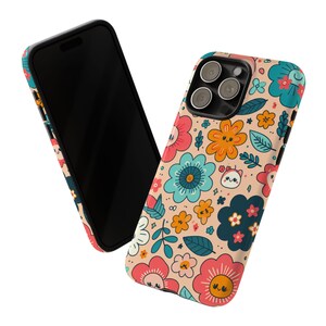 Flower Power Tough Exterior Etui na iPhone'a Samsunga Galaxy