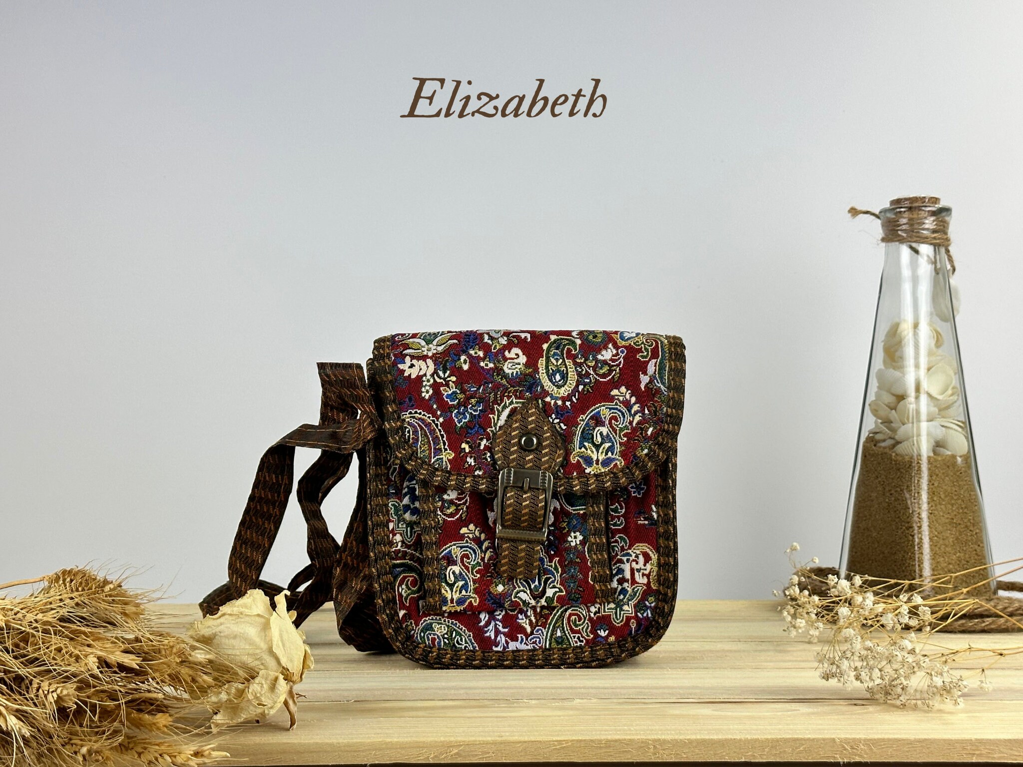 Mini Boho Crossbody Bag, Hippie Bag, Small Crossbody Bag for Women