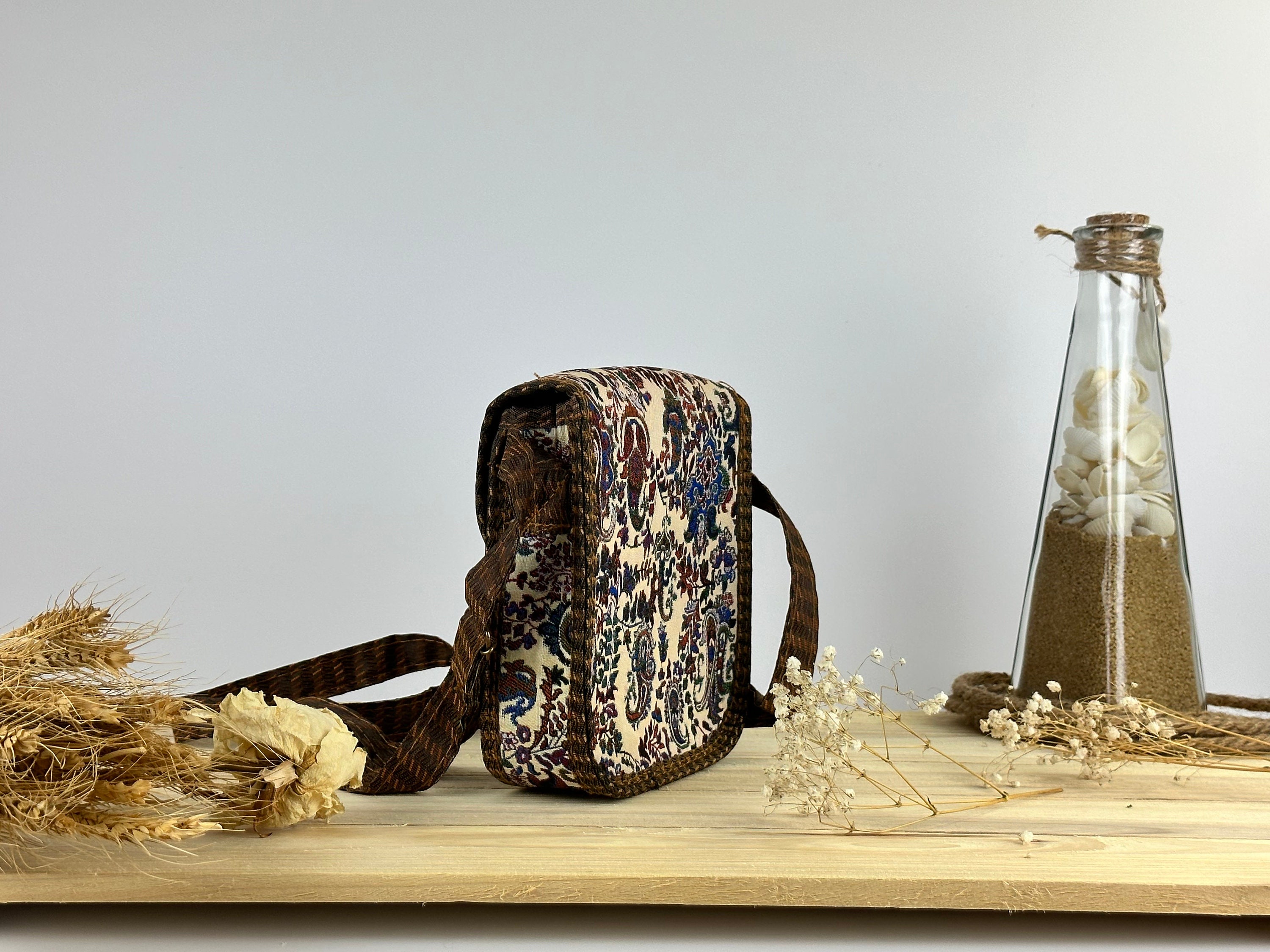 Mini Boho Crossbody Bag, Hippie Bag, Small Crossbody Bag for Women