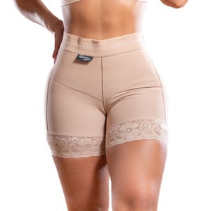 Shapewear & Fajas USA Body Shaper for women butt lifter Boxer Silicone Band  Strapless Butt Enhancemen- 