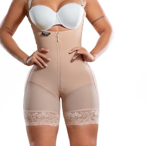 Powernet Bodysuit Shapewear: High Compression Tummy Control, Butt Lifter