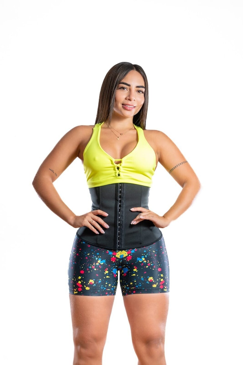 Colombian Premium Extreme Waist Trainer High-Compression Waist Cincher Black FW-002