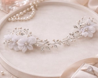 Wedding Hair Comb, Bridal Hair Accessories, Pearl & Crystal Hair Comb