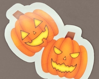 Jack-O-Lantern Halloween Sticker | Sketchbook Sticker | Pumpkin Sticker | Fall Decor