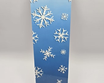 Snow Fall Bookmark | Snowflake Decorations | Winter-Themed Bookmarks | Reading Accessories | Gifts for Readers