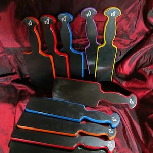 Race Stripe Paddle for Consenting Adults Into Impact Play, Spankings, Punishment, Funishment, Discipline, Kink Toys