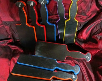 Race Stripe Paddle for Consenting Adults Into Impact Play, Spankings, Punishment, Funishment, Discipline, Kink Toys