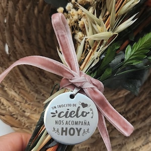 Medalla/llavero para ramo de novia,para un regalo o día especial recuerda de esa persona que ya no está.