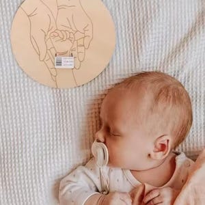 Support pour bracelet d'hôpital pour seins. Nouveau-né. Souvenir particulier de cette journée. bracelet bébé