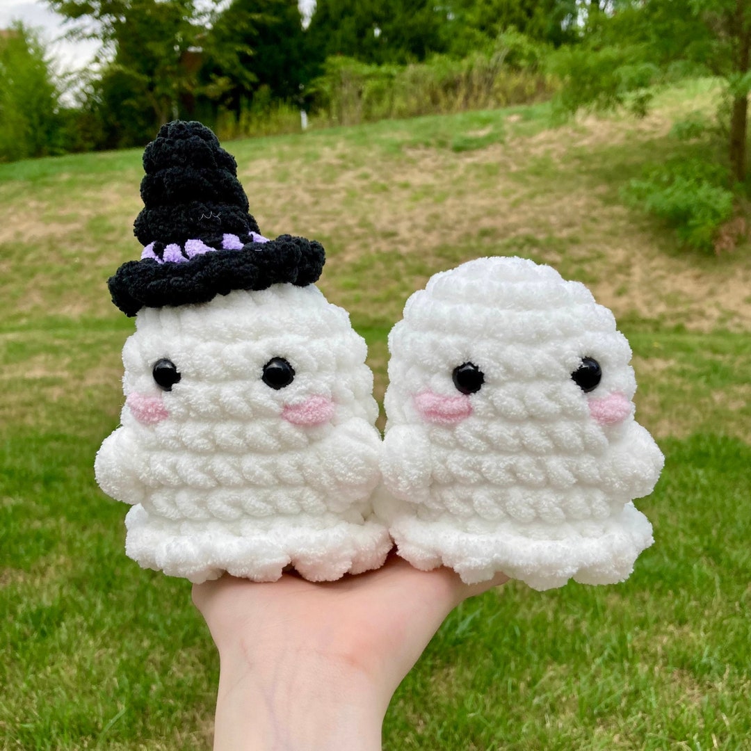 LOW SEW Chubby Ghost Crochet Pattern: Halloween Easy Amigurumi (PDF ...