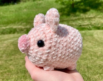 No-Sew Chubby Pig Crochet Pattern: Super Soft Amigurumi (PDF Pattern)