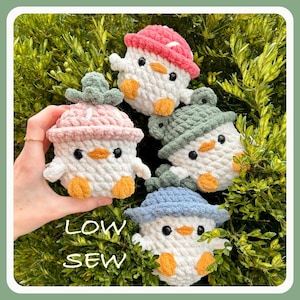 4-i-1 Virkat Kycklingmönster | Lättsömmad Vårplysch | Amigurumi PDF