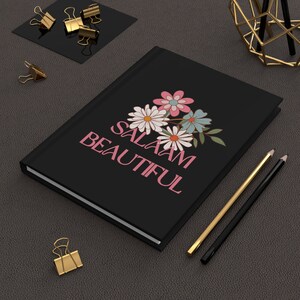 Caderno islâmico, Presentes islâmicos, Presentes muçulmanos para mães, Caderno para mulheres que usam hijab, Presentes para mães muçulmanas, Salaam Beautiful, Diário islâmico, Presente para ela