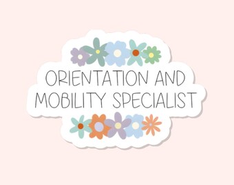 Floral O&M Specialist Sticker