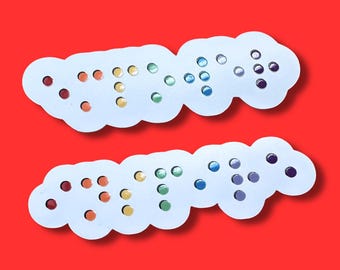 NEW! Embossed Braille Stickers, Empower/Inspire