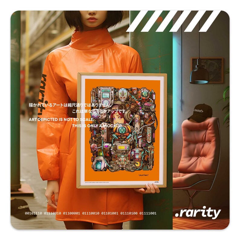 Cyberpunk Anime Girl Art Poster Print for Anime Hacker Gift - Etsy