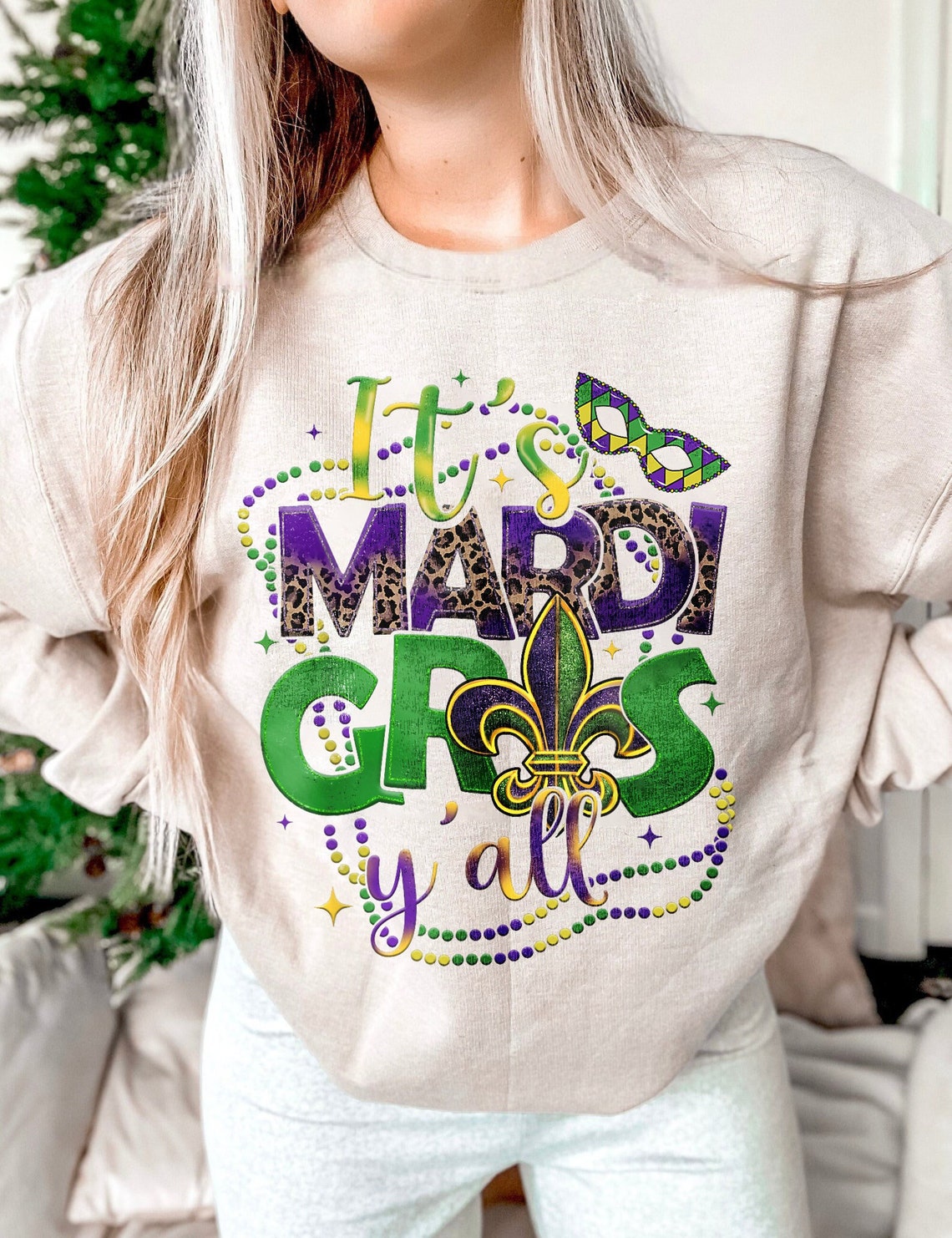 It's Mardi Gras Y'all Png, Mardi Gras Fleur De Lis PNG Sparkly, Laissez ...