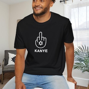 Anti Kanye Shirt – Jewish Pride Tee, Star of David Statement Shirt, Political Protest Shirt, Fight Antisemitism, Funny Anti Ye Gift