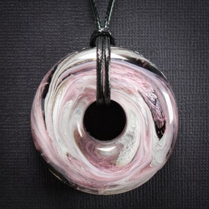 Silver Moon Orgonite Pendant | Handmade Crystal Resin Art Pendant