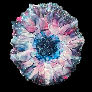 Ice Princess Crystal Edge Vanity Tray | Luxury Jewelry Tray | Candle Tray | Perfume Tray | Crystal Display Tray