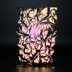 Northern Lights Iridescent Dichroic Film Sheet - Choose the exact Sheet you want